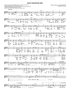 Rocky Mountain High von John Denver (Download) 