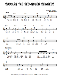 Rudolph The Red-Nosed Reindeer von Johnny Marks (Download) 