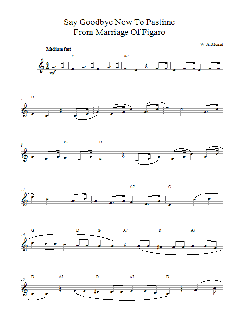 Say Goodbye Now To Pastime von Wolfgang Amadeus Mozart (Download) 