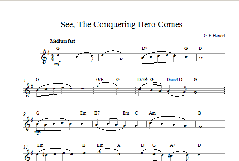 See The Conquering Hero Comes von Georg Friedrich Händel (Download) 