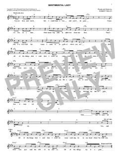 Sentimental Lady von Bob Welch (Download) 