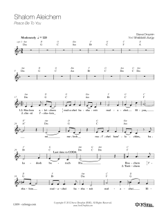 Shalom Aleichem (Download) 