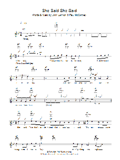 She Said She Said von The Beatles (Download) 