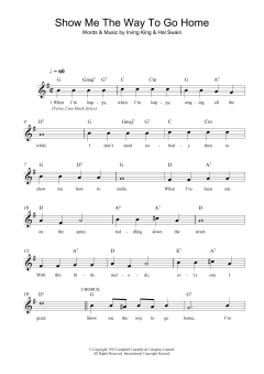 Show Me The Way To Go Home von Irving King (Download) 