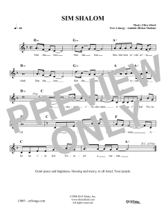 Sim Shalom (Download) 