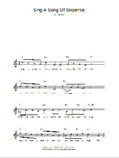 Sing A Song Of Sixpence von Traditional (Download) 