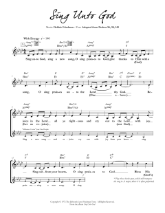 Sing Unto God (Download) 