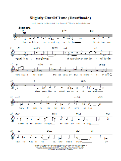 Slightly Out Of Tune von Antonio Carlos Jobim (Download) 