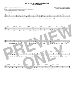 Softly As In A Morning Sunrise von Sigmund Romberg (Download) 