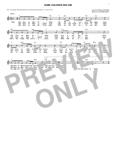 Some Children See Him von Alfred Burt (Download) 