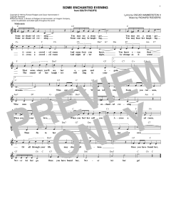 Some Enchanted Evening von Richard Rodgers (Download) 