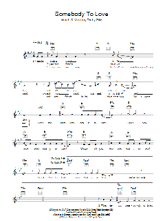 Somebody To Love von Jefferson Airplane (Download) 