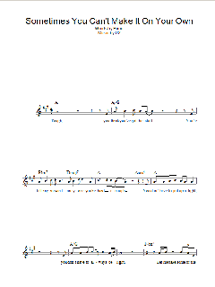 Sometimes You Can't Make It On Your Own von U2 (Download) 