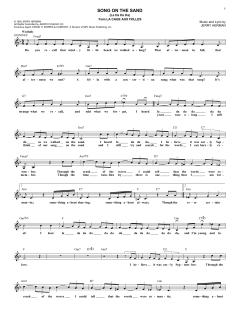 Song On The Sand von Jerry Herman (Download) 