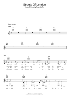 Streets Of London von Ralph McTell (Download) 
