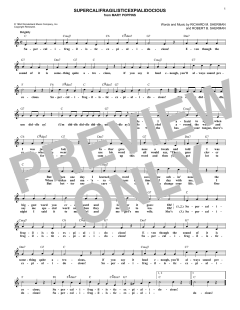 Supercalifragilisticexpialidocious von Robert Bernard Sherman (Download) 