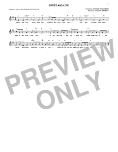 Sweet And Low von Joseph Barnby (Download) 