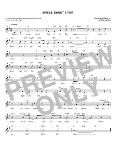 Sweet, Sweet Spirit (Download) 