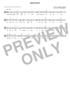 Sweethearts von Victor Herbert (Download) 