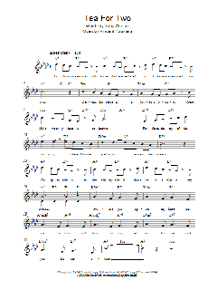 Tea For Two von Irving Caesar (Download) 