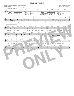 Teach Me Tonight von Sammy Cahn (Download) 