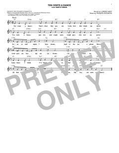 Ten Cents A Dance von Richard Rodgers (Download) 