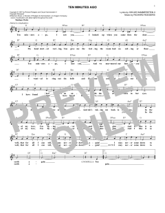 Ten Minutes Ago von Richard Rodgers (Download) 