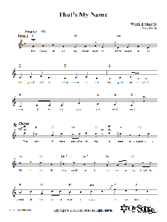 That's My Name von Rick Recht (Download) 