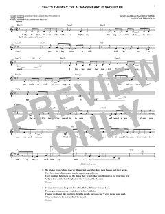 That's The Way I've Always Heard It Should Be von Carly Simon (Download) 