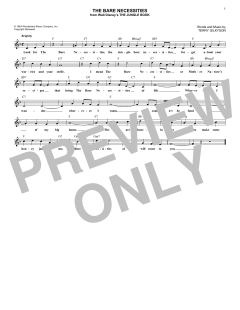 The Bare Necessities von Terry Gilkyson (Download) 