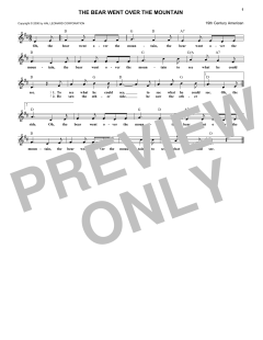 The Bear Went Over The Mountain (Download) 