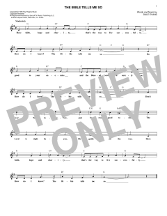 The Bible Tells Me So von Dale Evans (Download) 