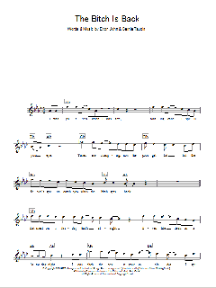 The Bitch Is Back von Elton John (Download) 