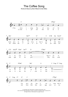 The Coffee Song von Bob Hilliard (Download) 