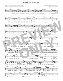 The Colour Of My Love von Celine Dion (Download) 