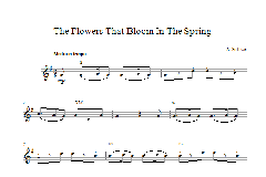 The Flowers That Bloom In The Spring von Traditional (Download) 