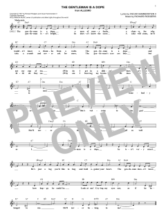 The Gentleman Is A Dope von Richard Rodgers (Download) 