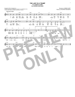 The Lady Is A Tramp von Richard Rodgers (Download) 