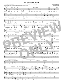 The Light In The Piazza von Adam Guettel (Download) 