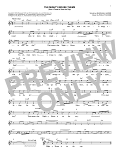 The Mighty Mouse Theme von Marshall Barer (Download) 