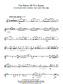 The Name Of The Game von ABBA (Download) 