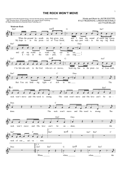 The Rock Won't Move von Jacob Sooter (Download) 