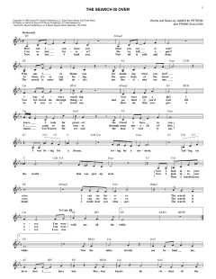 The Search Is Over von Survivor (Download) 