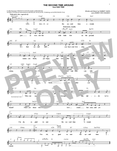 The Second Time Around von Sammy Cahn (Download) 