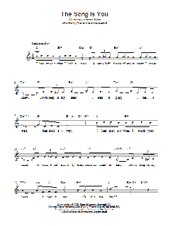 The Song Is You von Jerome Kern (Download) 