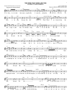 The Song That Goes Like This von Eric Idle (Download) 