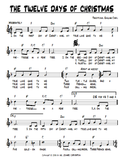 The Twelve Days Of Christmas von Traditional English Carol (Download) 