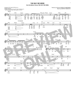 The Way We Were von Barbra Streisand (Download) 