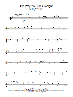 The Way You Look Tonight von Jerome Kern (Download) 