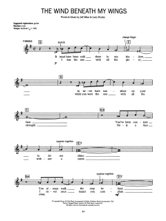 The Wind Beneath My Wings von Bette Midler (Download) 